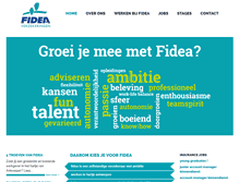 Tablet Screenshot of fideajobs.be